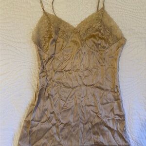 H&M Beige Satin Camisole